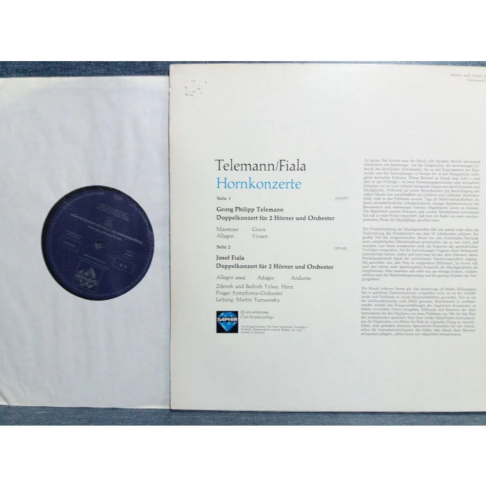 TELEMANN - JOSEPH FIALA DOPPELKONCERTE
