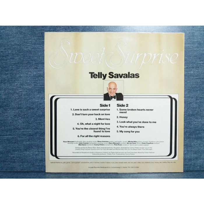 TELLY SAVALAS SWEET SURPRISE MUSIC LP
