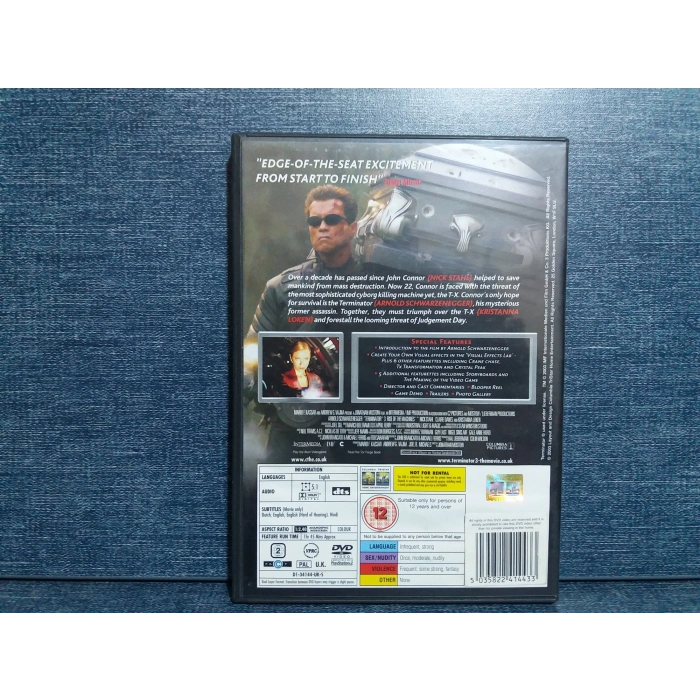 TERMINATOR 3 DVD FİLM (İNGİLİZCE-2 DISK)