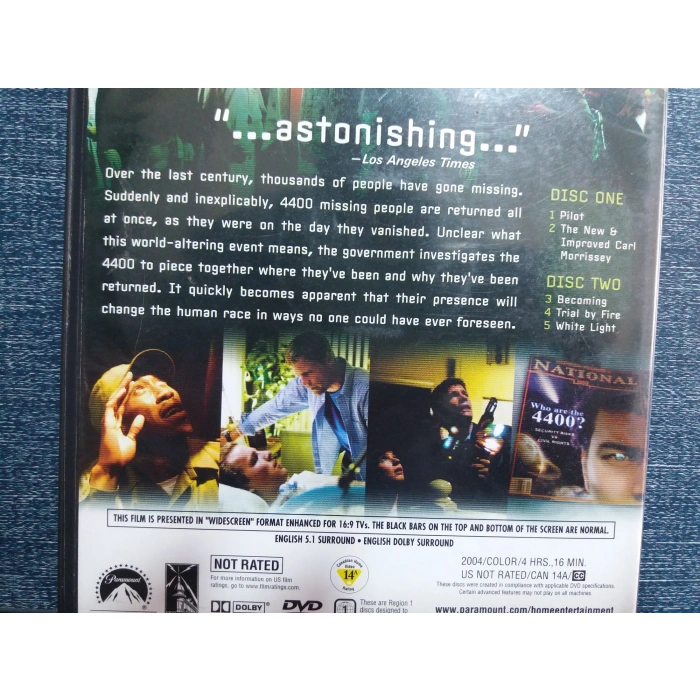 THE 4400 FIRTS SEASON DVD FİLM (İNGİLİZCE-2 DISK)