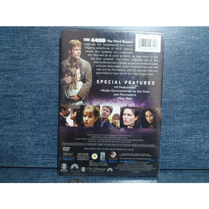 THE 4400 THIRD SEASON DVD FİLM (İNGİLİZCE-4 DISK) SIFIR