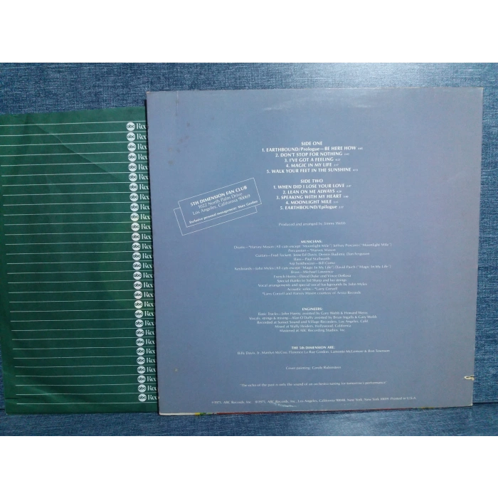 THE 5TH DIMENSION EARTBOUND MUSIC LP