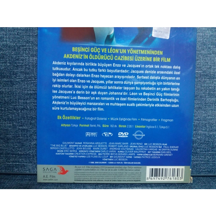 THE BIG BLUE DERİNLİK SARHOŞLUĞU DVD FİLM (ÖZEL KUTU)