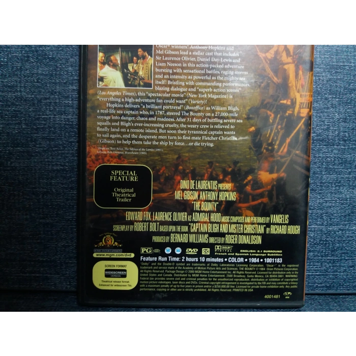 THE BOUNTY DVD FİLM (İNGİLİZCE)