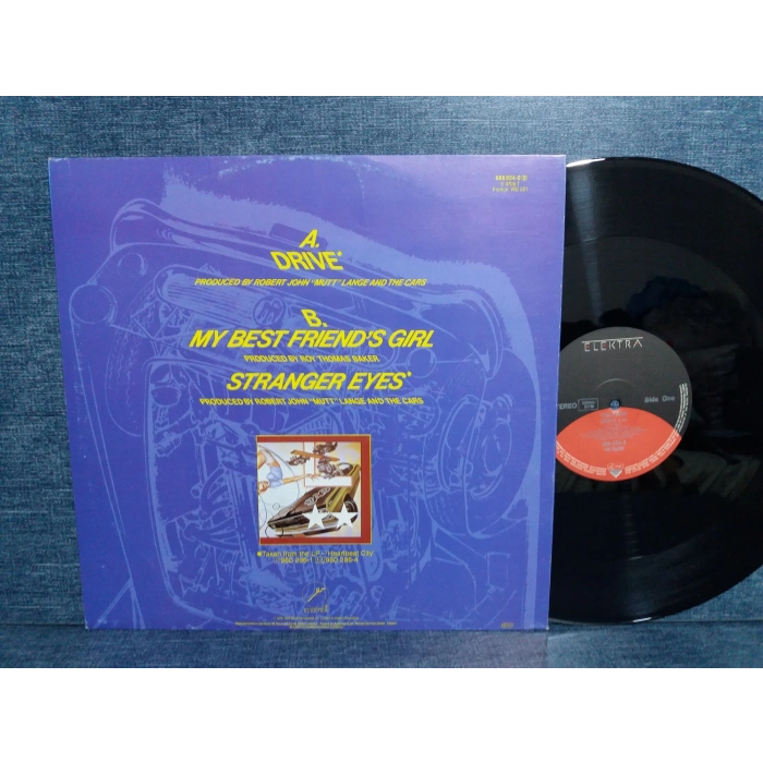 THE CARS DRIVE BEST FRIENDS STRANGER EYES MAXI LP