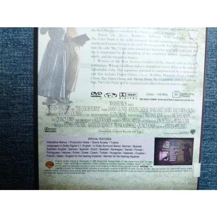 THE COLOR PURPLE DVD FİLM  Tr Altyazı