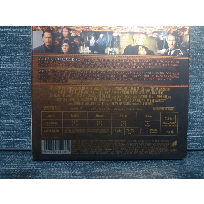 THE DA VINCI CODE  DVD FİLM (2 DISK)