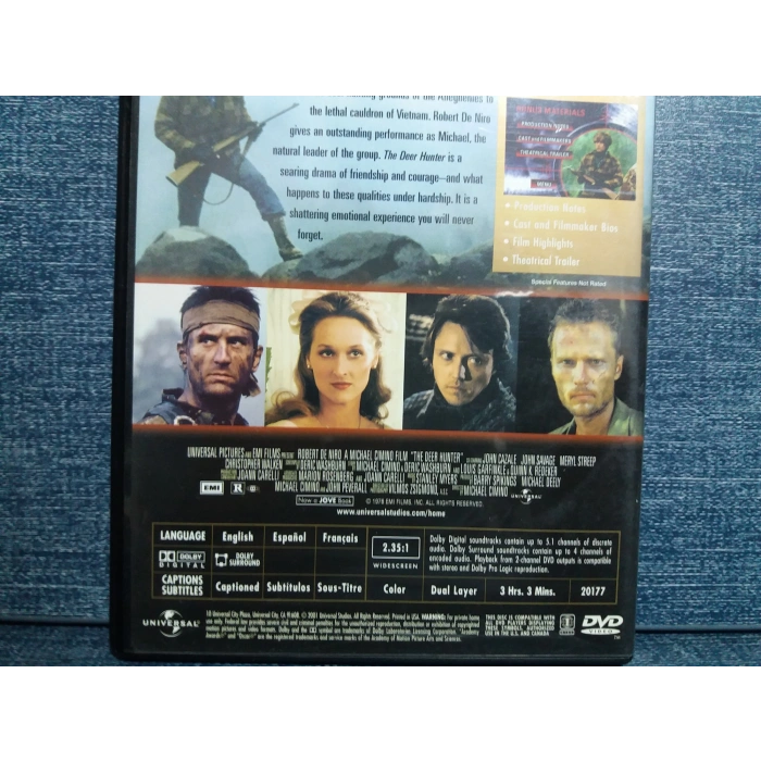 THE DEER HUNTER DVD FİLM (İNGİLİZCE)