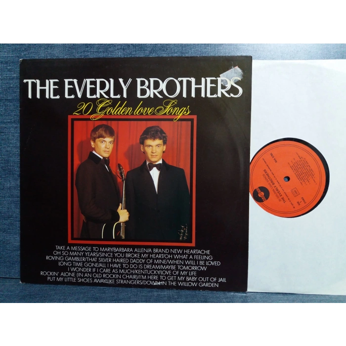 THE EVERLY BROTHERS 20 GOLDEN LOVE SONGS  LP