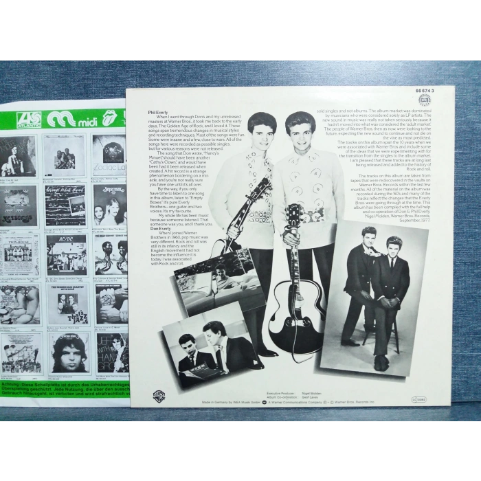 THE EVERLY BROTHERS THE NEW ALBUM