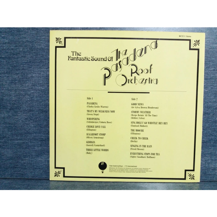 THE FANTASTIC SOUND OF PASADENAS MUSIC LP