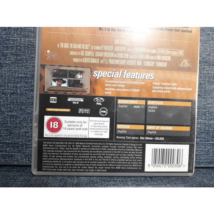 THE GOOD BAD UGLY DVD FİLM (İNGİLİZCE)