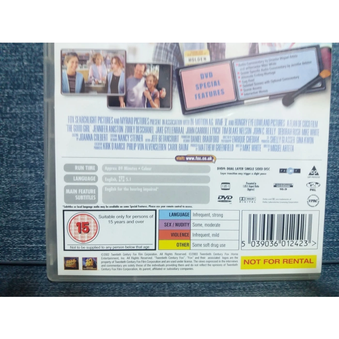 THE GOOD GIRL DVD FİLM (İNGİLİZCE)