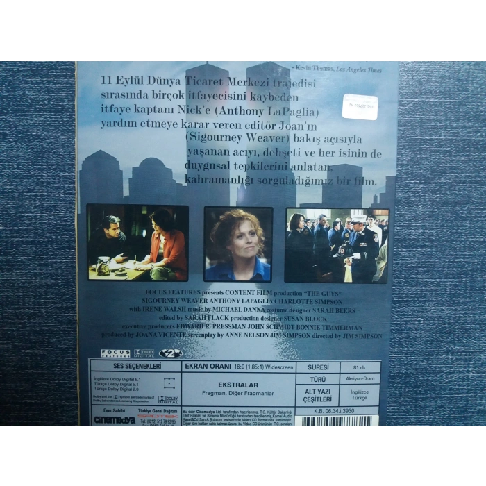 THE GUYS KAHRAMANLAR DVD FİLM