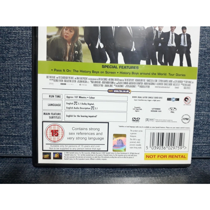 THE HISTORY BOYS DVD FİLM (İNGİLİZCE)