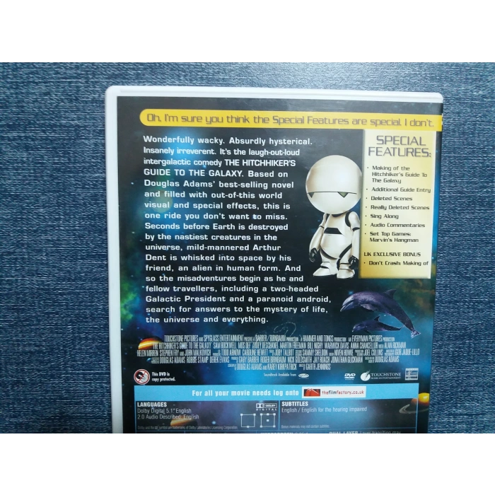 THE HITCHHIKERS GUIDE TO THE GALAXY DVD FILM ( İngilizce -2 Disk )