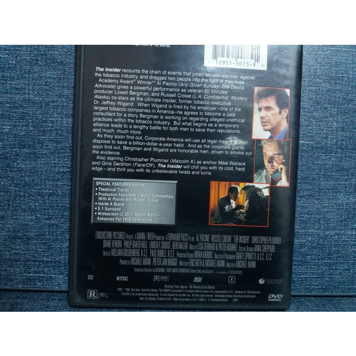 THE INSIDER DVD FİLM (İNGİLİZCE)