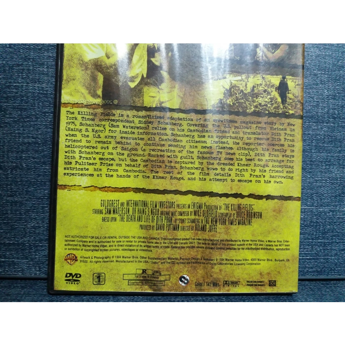 THE KILLING FIELDS DVD FİLM (İNGİLİZCE)