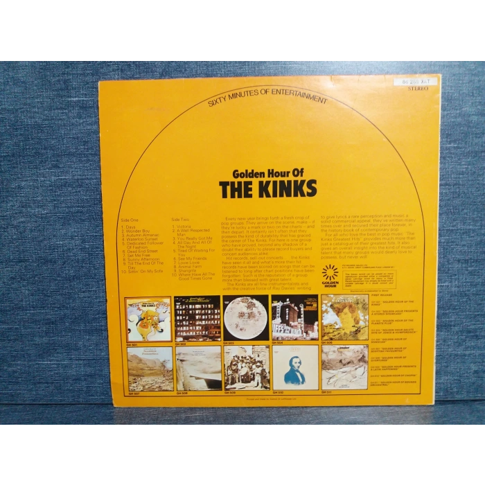 THE KINKS GOLDEN HOUR OF LP