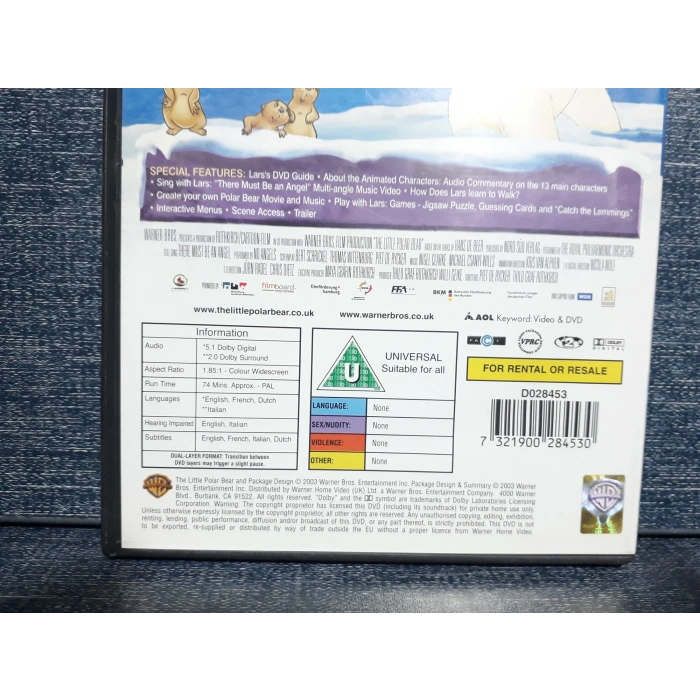 THE LITTLE POLAR BEAR DVD FİLM (İNGİLİZCE)