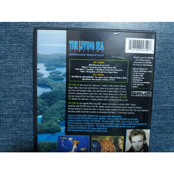 THE LIVING SEA MUSIC BY STING DVD 2 DISC (INGILIZCE)