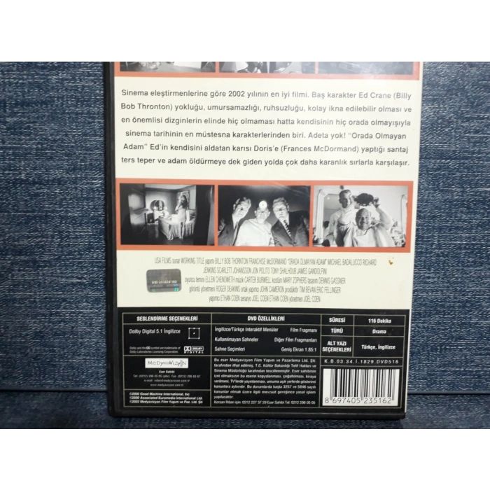 THE MAN WHO WASNT THERE DVD FİLM