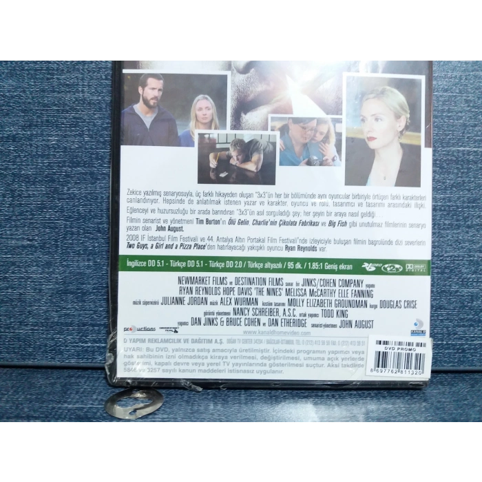 THE NINES 3X3 DVD FİLM (SIFIR)