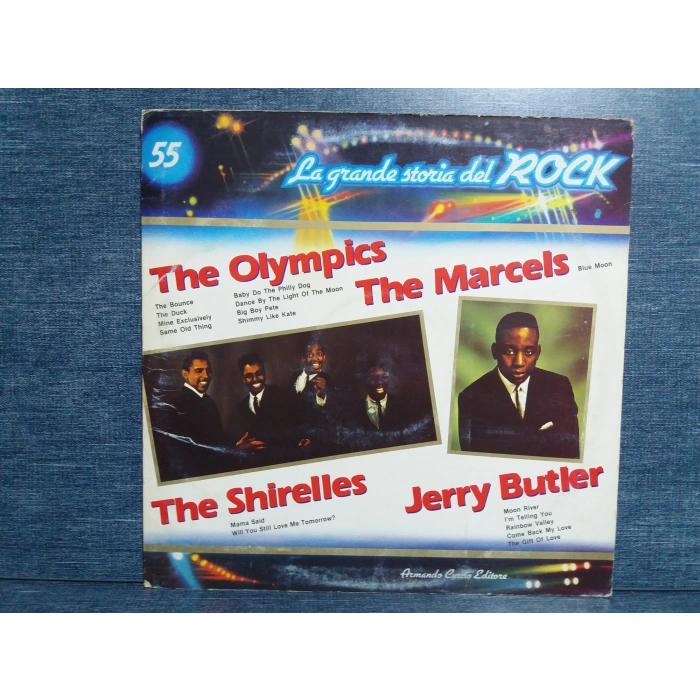 THE OLYMPICS MARCELS SHIRELLES JERRY BUTLER LP