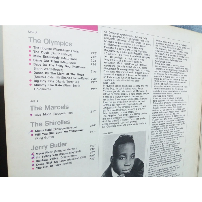 THE OLYMPICS MARCELS SHIRELLES JERRY BUTLER LP