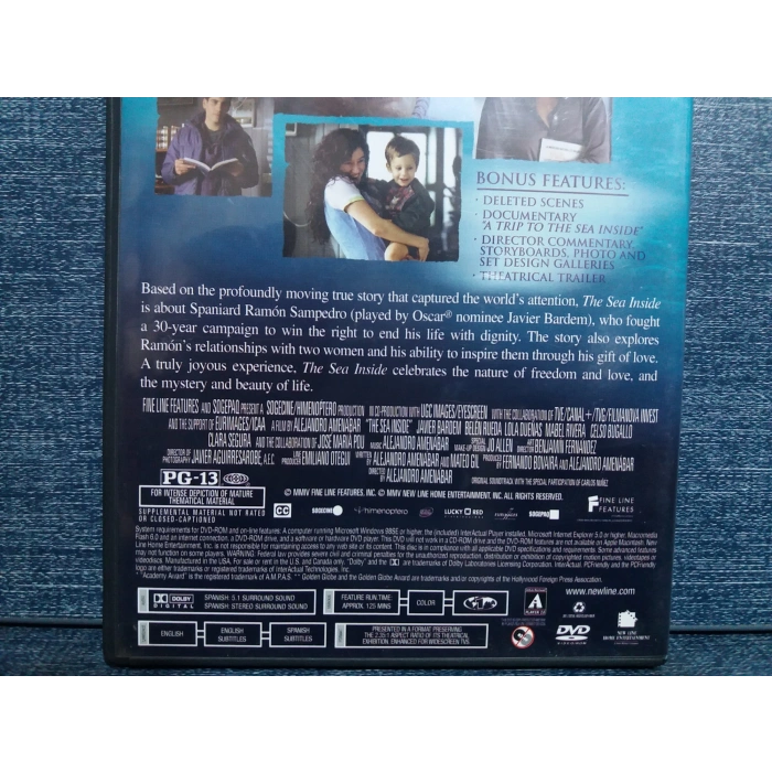 THE SEA INSIDE DVD FİLM (İNGİLİZCE)