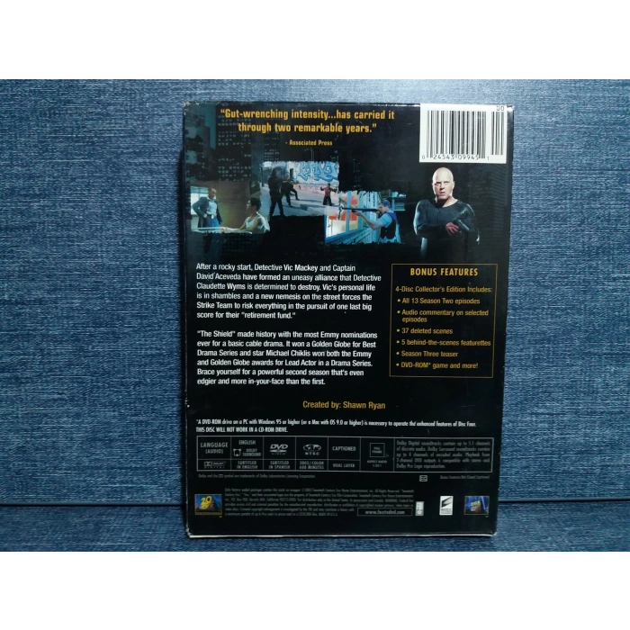 THE SHIELD SEASON 2 DVD BOX (İNGİLİZCE-4 CD)