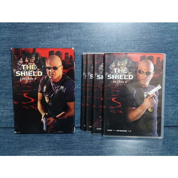 THE SHIELD SEASON 3 DVD BOX (İNGİLİZCE-4 CD)