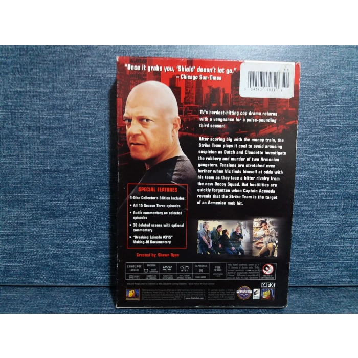 THE SHIELD SEASON 3 DVD BOX (İNGİLİZCE-4 CD)