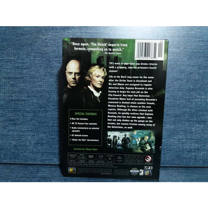 THE SHIELD SEASON 4 DVD BOX (İNGİLİZCE-4 CD)