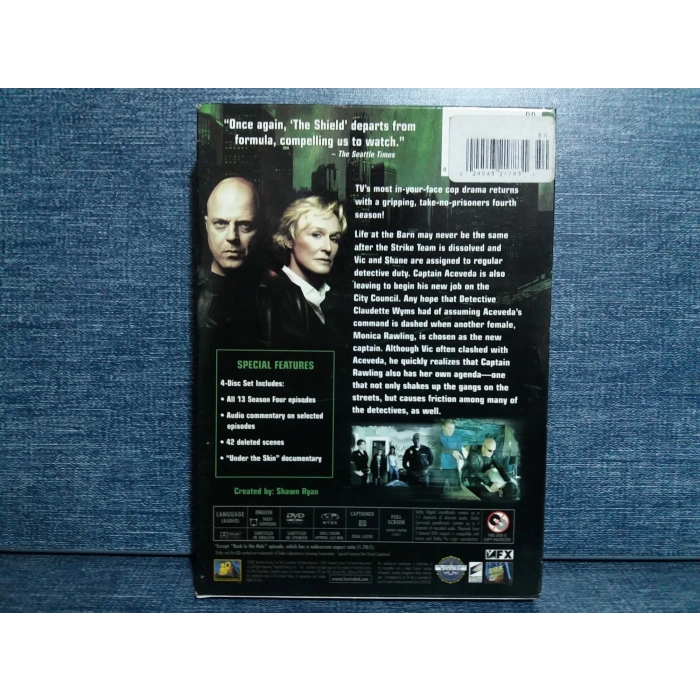 THE SHIELD SEASON FOUR DVD BOX (İNGİLİZCE-4 CD)