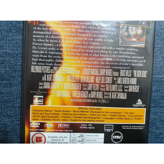 THE SIXTH SENSE DVD FİLM (İNGİLİZCE)