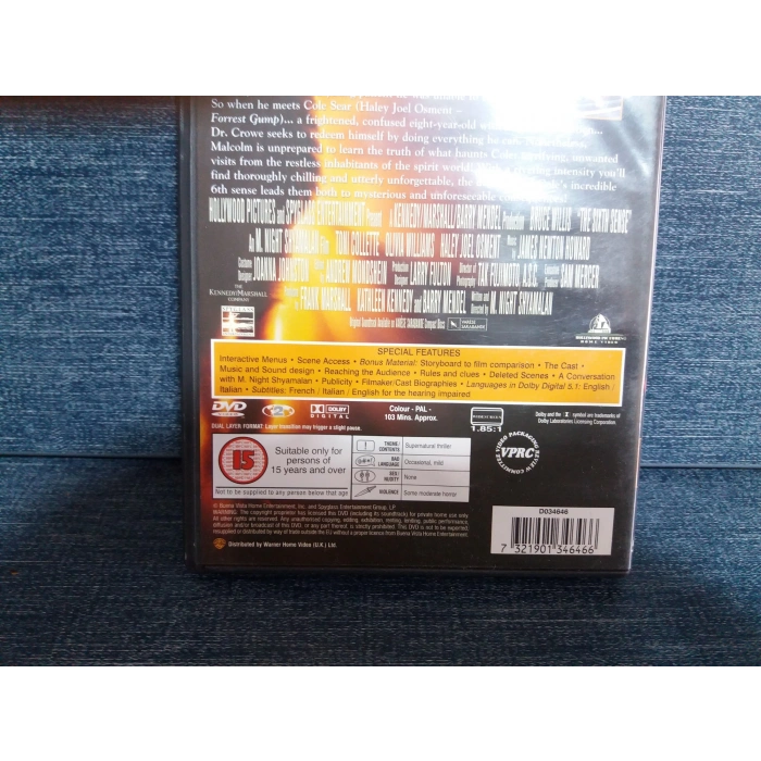 THE SIXTH SENSE DVD FİLM (İNGİLİZCE)