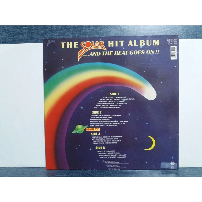 THE SOLAR HIT ALBUM BEAT GOES ON 2 LP