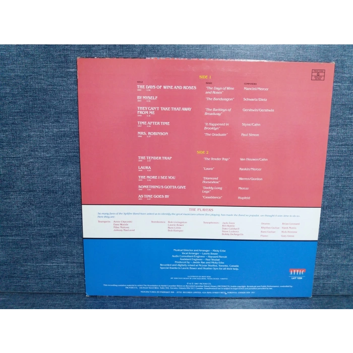 THE SPITFIRE BAND SWINGIN MOVIES MUSIC LP