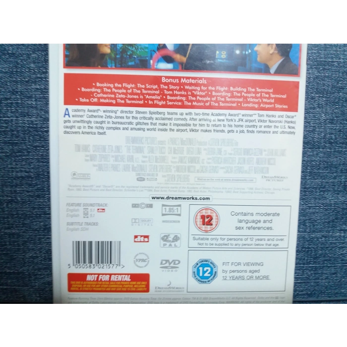 THE TERMINAL TOM HANKS DVD FİLM (İNGİLİZCE - 2 DISK)