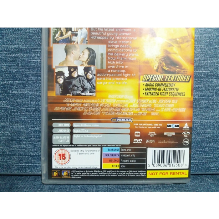 THE TRANSPORTER DVD FİLM (İNGİLİZCE)
