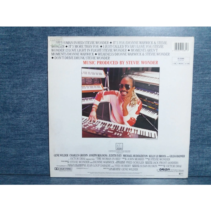 THE WOMAN IN RED STEVIE WONDER SOUNDTRACK LP