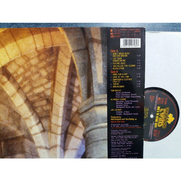 THOMPSON TWINS HERES TO FUTURE DAYS MUSIC 2 LP