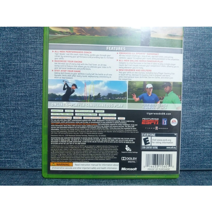 TIGER WOODS PGA TOUR XBOX 360 OYUN