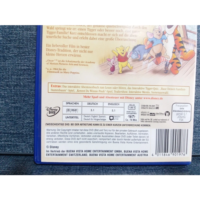 TIGGERS DVD FİLM (İNGİLİZCE)