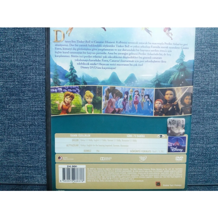 TINKER BELL CANAVAR EFSANESİ DVD FİLM