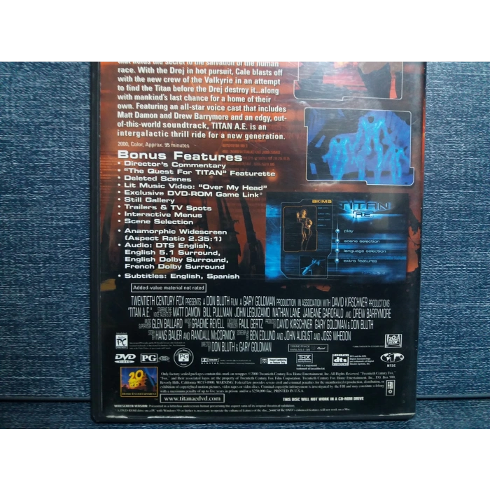 TITAN A.E  DVD FİLM (İNGİLİZCE)