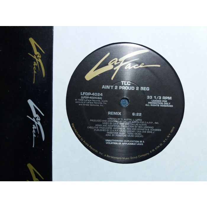 TLC AINT 2 PROUD 2 BEG MAXI LP