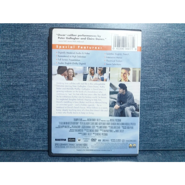 TO GILLIAN ON HER 37 TH BIRTHDAY  DVD FİLM (İNGİLİZCE)