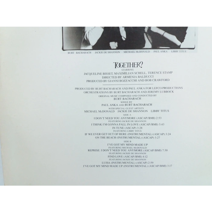 TOGETHER  SOUNDTRACK FILM MUSIC LP